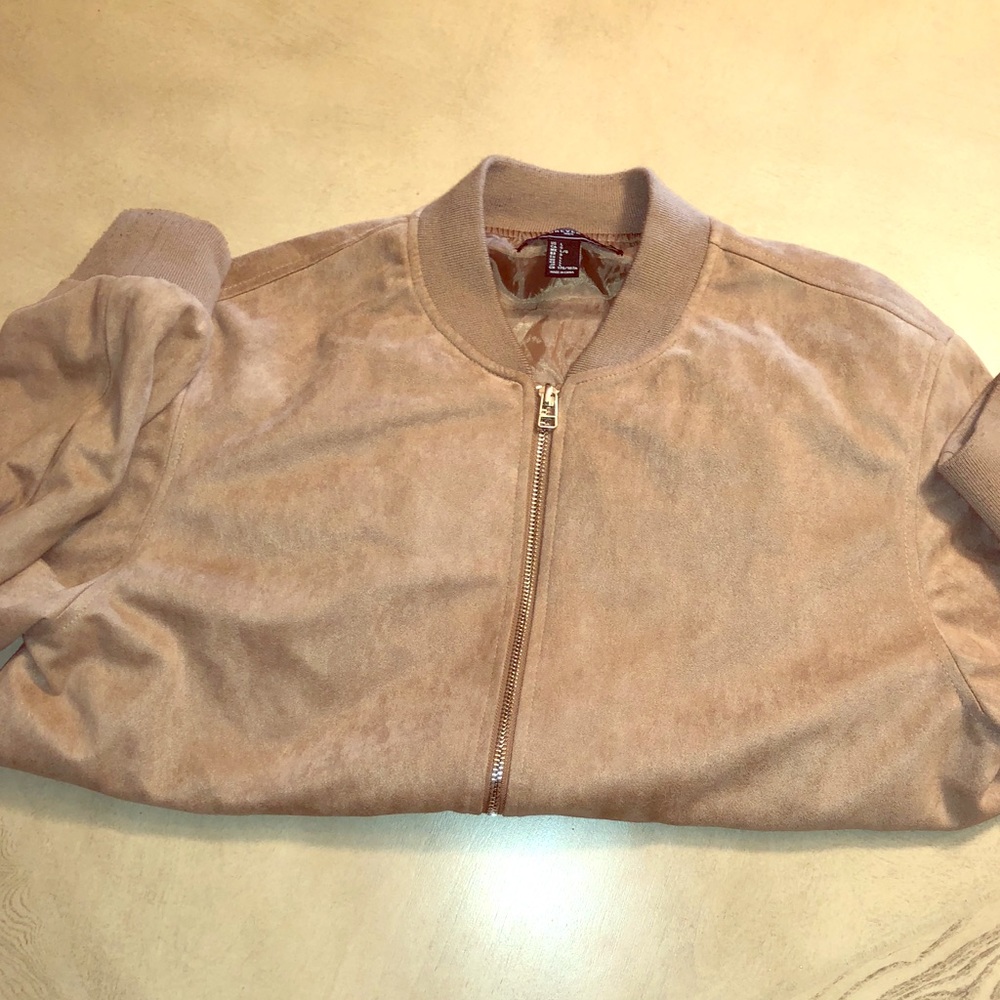 Polyester/Silk Bomber Jacket